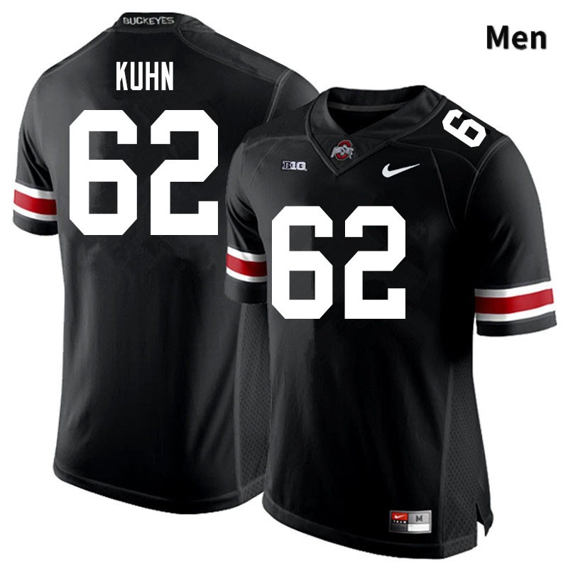 Ohio State Buckeyes Chris Kuhn Men's #62 Black Authentic Stitched College Football Jersey